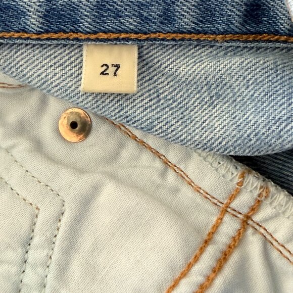 Citizens Of Humanity Liya Jeans Womens 27 Blue Denim High Rise Classic Crop - Picture 10 of 12